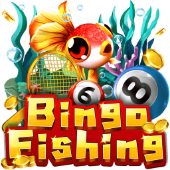 Bingo Fishing arcade icon with mixed sea artwork