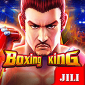 Boxing King slot game icon with boxer artwork