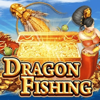Dragon Fishing arcade icon with sea dragon artwork