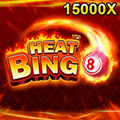 Heat Bingo game icon with flaming bingo ball artwork