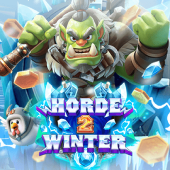 Horde 2 Winter slot icon with snow battle art